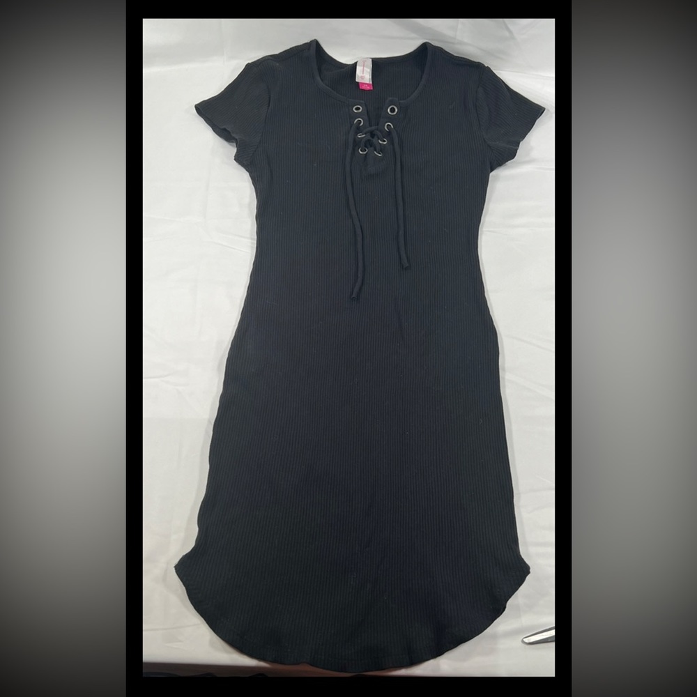 No Boundaries Women Black Casual Dress L. (0020)